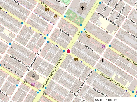 Location of Carlota Boulangerie Mexicaine at 4804 Rue Saint-Urbain, Montréal