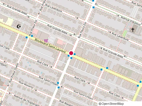 Emplacement de Ccc Martineau au 10345 Boulevard Saint-Laurent, Montréal