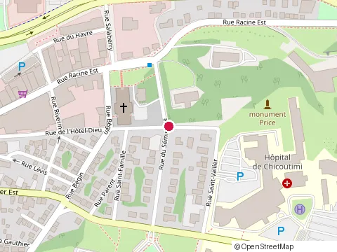 Location of Centre de Prévention du Suicide du Slsj - Cps 02 at 580 Rue de l'Hôtel Dieu, Chicoutimi