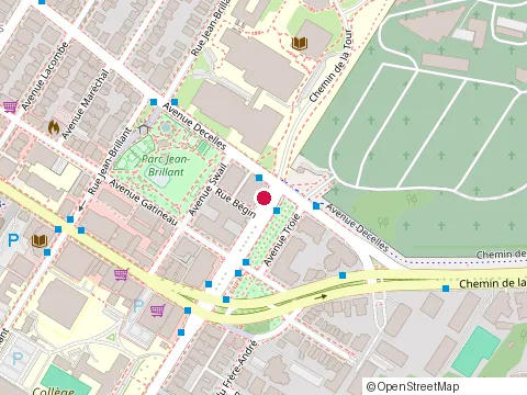 Location of Centre de Services Desjardins Côte-des-Neiges at 3333 Chemin Queen Mary, Montréal