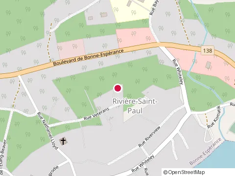 Location of Centre de Services Desjardins de Bonne-Espérance at 320 Boulevard de Bonne-Espérance, Rivière-Saint-Paul