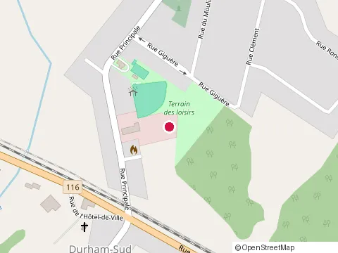 Location of Centre de Services Desjardins Durham-Sud at 35 Rue Principale, Durham-Sud
