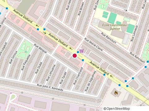 Location of Centre de Services Desjardins Lasalle at 1590 Dollard Ave, Montréal