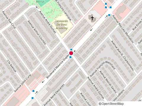 Location of Centre de Services Desjardins Maurice Duplessis at 8275 Bd Maurice-Duplessis, Montréal