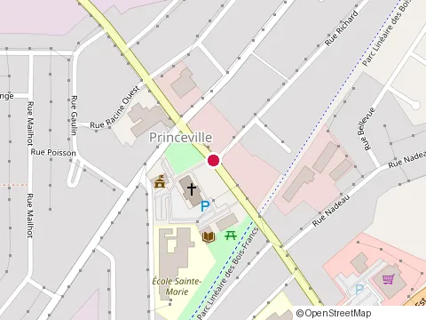 Location of Centre de Services Desjardins Princeville at 63 Rue St Jean Baptiste S, Princeville