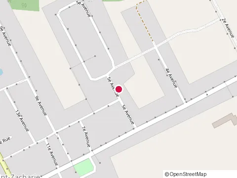 Location of Centre de Services Desjardins Saint-Zacharie at 726 15E Rue, Saint-Zacharie