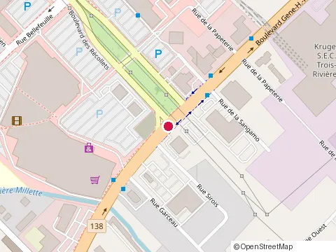 Location of Centre de Services Desjardins Trois-Rivières at 4505 Bd des Récollets, Trois-Rivières