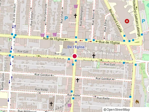 Location of Centre de Services Desjardins Wellington at 4162 Wellington St, Verdun