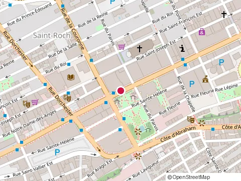 Emplacement de Cgi au 410 Boulevard Charest E, Québec