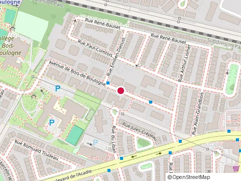 Location of Chartwell Bois-de-Boulogne Résidence Pour Retraités at 10005 avenue de Bois-de-Boulogne, Montréal