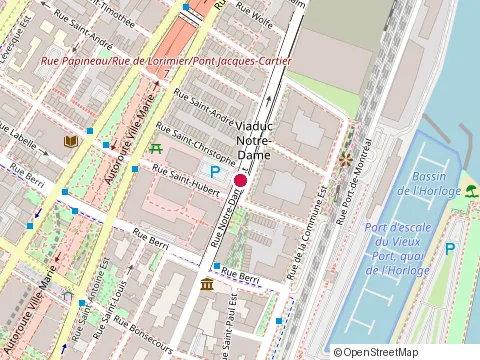 Location of Cma-Cgm Canada at 740 Rue Notre-Dame O, Montréal