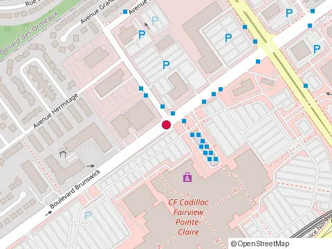 Location of Comptoir Pro Chez Rona+ at 400 Brunswick Blvd, Pointe-Claire