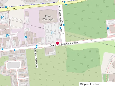 Location of Comptoir Pro Chez Rona+ at 777 Bd de la Cité, Gatineau