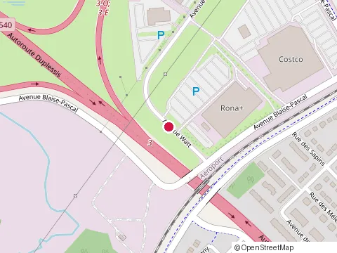 Location of Costco Wholesale at 3233 Av Watt, Québec