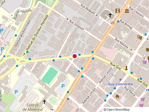 Location of Cote Cafe at 3467 Ch de la Côte-des-Neiges, Montréal