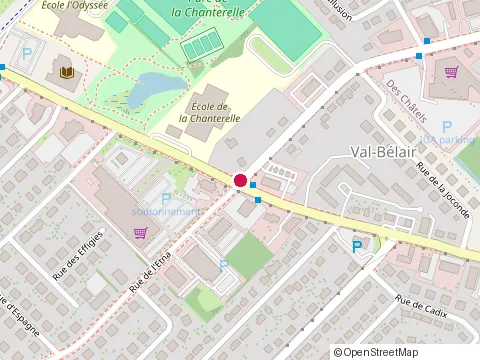 Emplacement de Couche-Tard au 1601 Av. Industrielle, Québec