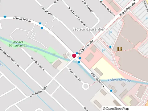 Location of Couche-Tard at 555 Côte Richelieu, Trois-Rivières