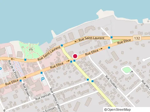 Location of Couche-Tard at 53 Rue Ellice, Beauharnois