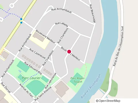 Location of Couche-Tard at 711 Rue St Étienne, L'Assomption