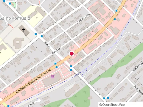 Location of Couche-Tard at 2035 Boul Guillaume-Couture, Saint-Romuald