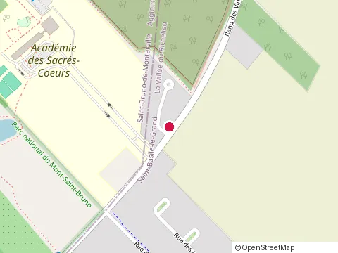 Location of Couche-Tard at 187 Blvd. Sir-Wilfrid-Laurier, Saint-Basile-le-Grand