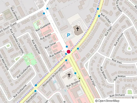 Emplacement de Couche-Tard au 4930 Boul Saint-Charles, Pierrefonds