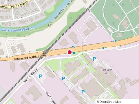 Location of Couche-Tard at 576 Wilfrid-Hamel Blvd, Qubec