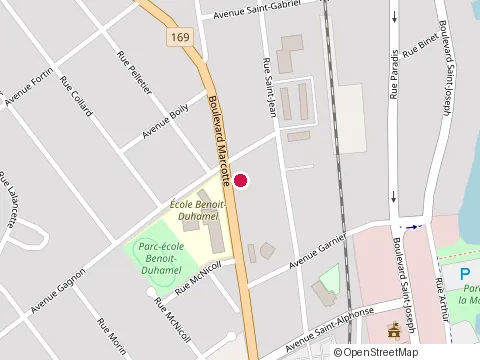 Location of Couche-Tard at 912 Bd Marcotte, Roberval