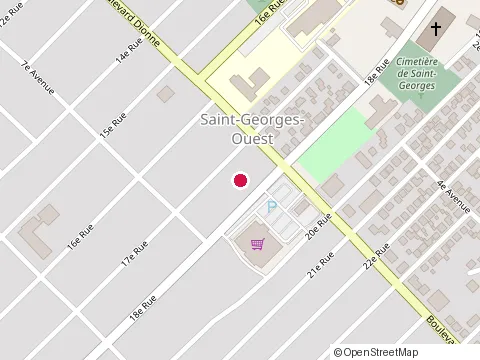 Location of Couche-Tard at 1790 6E Avenue de l'Orme O, Saint-Georges