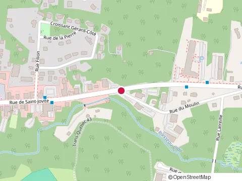 Location of Couche-Tard at 754 Rue de Saint-Jovite, Mont-Tremblant