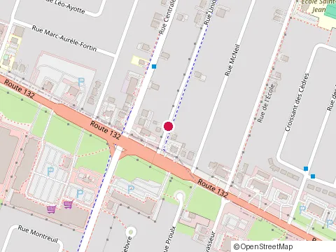 Location of Couche-Tard at 5540 Rte 132, Sainte-Catherine