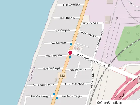 Location of Couche-Tard at 3000 Rte Marie-Victorin, Sorel-Tracy