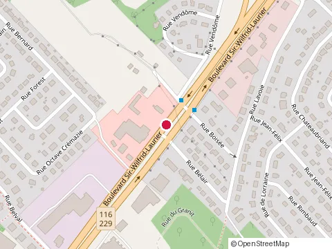 Location of Couche-Tard at 733 Boulevard Sir Wilfrid Laurier, Mont-Saint-Hilaire