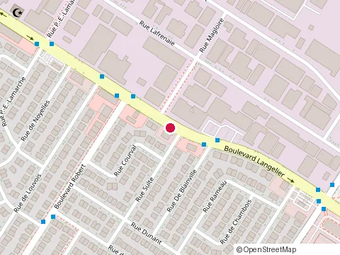 Location of Couche-Tard at 8380 Langelier Blvd, Saint-Léonard