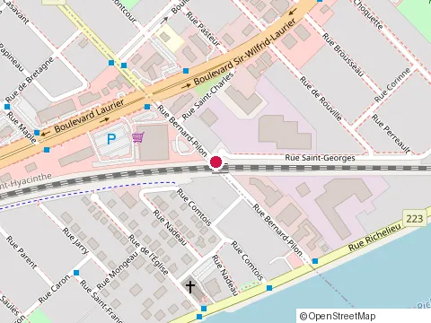 Location of Couche-Tard at 970 Rue Bernard-Pilon, McMasterville