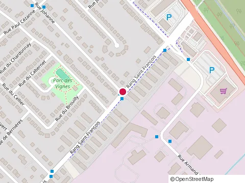 Location of Couche-Tard at 1100 Rang Saint-François, Terrebonne