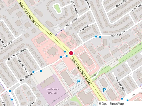 Location of Couche-Tard at 3865 Boul des Sources, Dollard-Des-Ormeaux