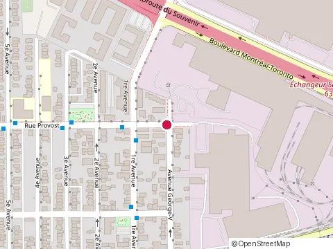 Location of Demenagement Theriault at 1 Rue Provost, Lachine
