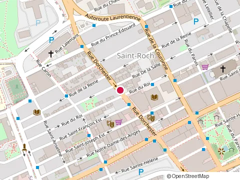 Location of Desi Taste Cuisine at 356 Rue Dorchester, Québec