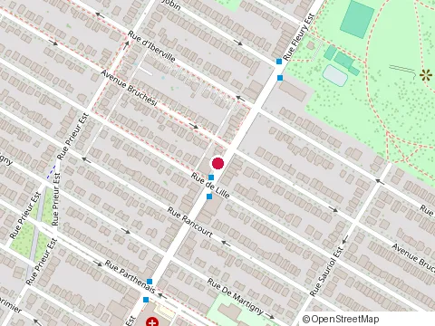 Location of Desjardins at 2401 Rue Fleury E, Montréal