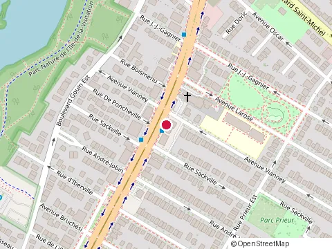 Location of Desjardins at 2612 Boul Henri-Bourassa Est, Montréal
