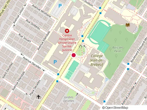 Location of Desjardins at 3175 Ch de la Côte-Sainte-Catherine, Montréal
