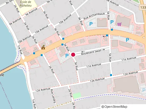 Location of Desjardins Business at 1111 3E Rue, Richelieu