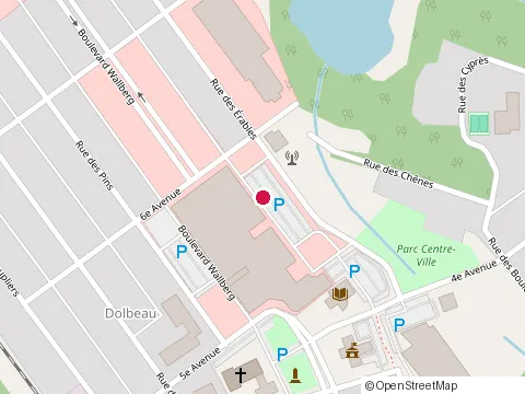Location of Desjardins Entreprises Lac Saint-Jean at 1200 Wallberg Blvd, Dolbeau-Mistassini
