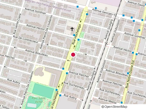 Emplacement de Desjardins St-Victor de Montréal au 9540 Rue Hochelaga, Montréal