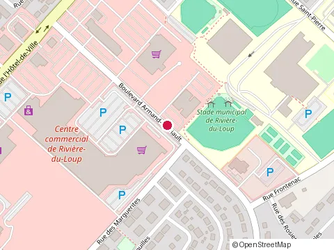 Location of Dollarama at 298 Boul Armand-Thériault Centre, Rivière-du-Loup