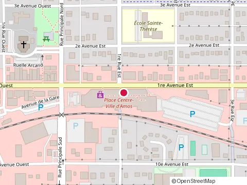 Emplacement de Dollarama au 82 Place Centre-Ville d Amos, Amos