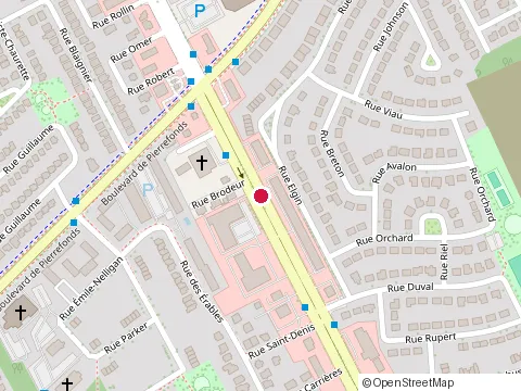 Location of Dollarama at 4870 boulevard St-Charles, Pierrefonds