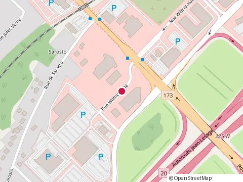 Location of Dollarama at Rue Wilfrid-Halle Carrefour Wilfrid-Halle 5475D, Lévis