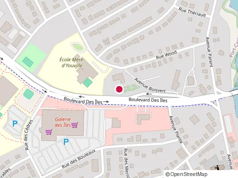 Location of Dollarama at Galeries des Iles 8 Bd des Îles, Port-Cartier